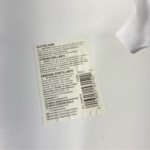 Fun Easter Bunny Glittery Hanging Fiber Board Hanging Characters - Picture 3 of 9